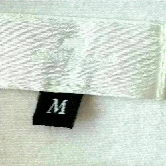 7 For All Mankind White Sleeveless‎ Belted Shirt Size M - Picture 6 of 7